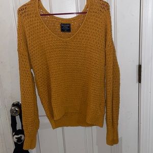 Copper knit sweater